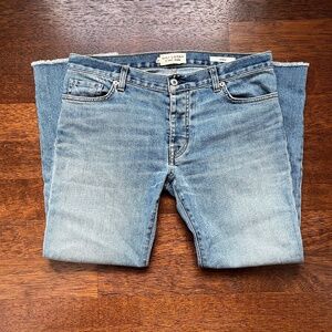 NILI LOTAN Cropped Boyfriend Jean